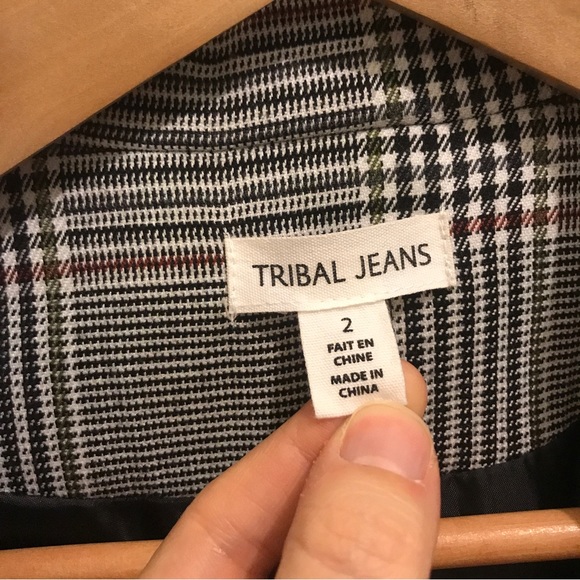 Tribal plaid blazer - Picture 6 of 6